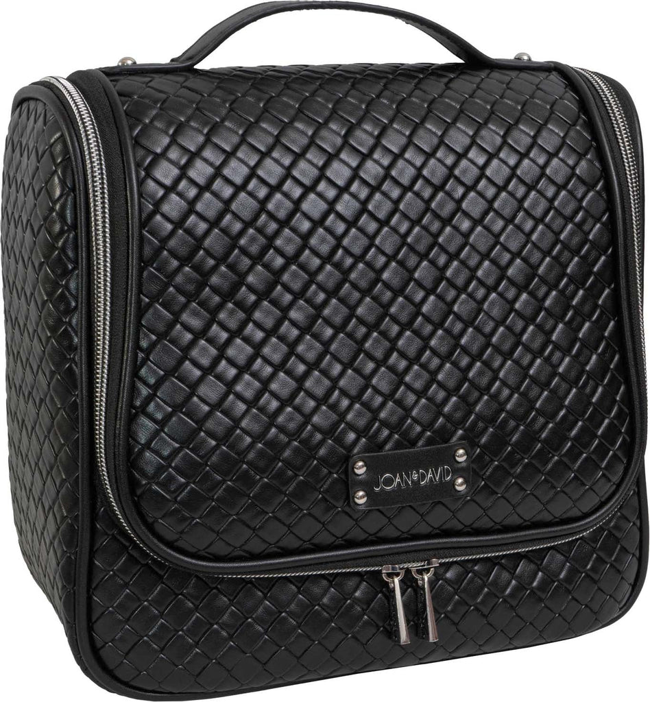 Black Joan & David Large Woven Hanging Organizer Bag From Magid