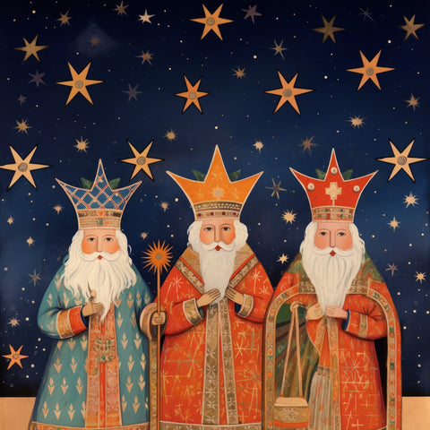 The Three Wise Men Christmas Counted Cross Stitch Pattern