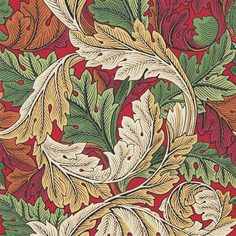 William Morris Autumn Acanthus Vines Counted Cross Stitch Pattern  DIGITAL DOWNLOAD