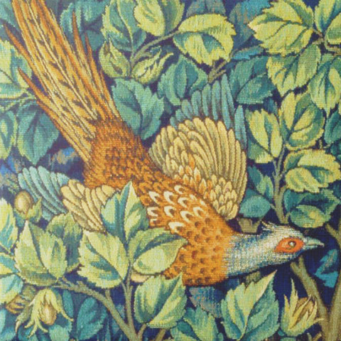 William Morris Pheasant in the Woods Design Counted Cross Stitch Pattern DIGITAL DOWNLOAD