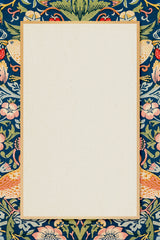 Frame To Stitch Wm. Morris Strawberry Thief Counted Cross Stitch Chart Pattern