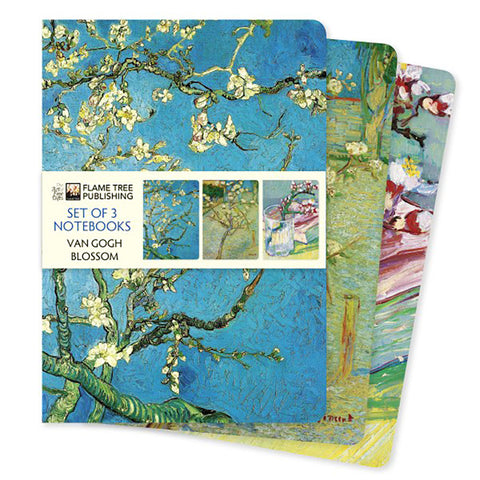 Vincent Van Gogh Blooms Set of 3 Standard Notebooks