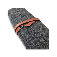 Felt Storage Case Pouch Stylish Dark Grey by Meori