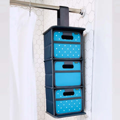 Hanging Organizer For 3 Mini Storage Cubes by Meori