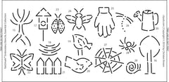 Embroidery Stencils Darling Motif Collection 100+ Easy-to-Mark Designs, Includes Alphabet & Numerals!