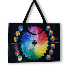 Quilter's Color Wheel Carry-All Heavy-Duty 2-Handled Tote Bag