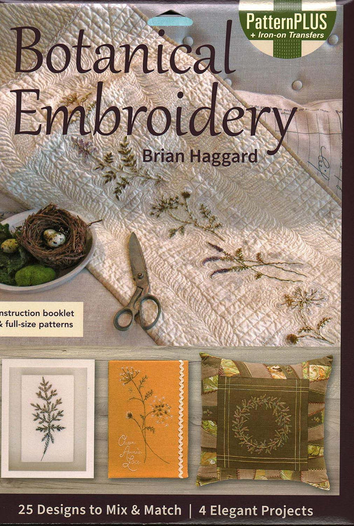 Botanical Embroidery: 25 Designs to Mix & Match; 4 Elegant Projects