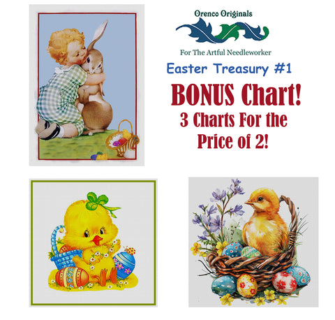 Easter Deluxe Treasury Counted Cross Stitch Patterns Charts BONUS: 3 charts for the price of 2!