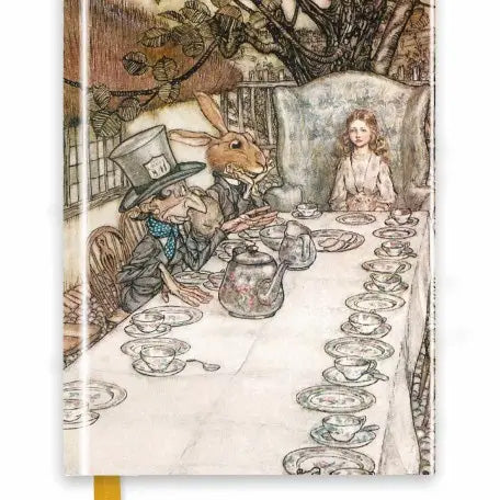 Arthur Rackham: Alice Tea Party Foiled Journal