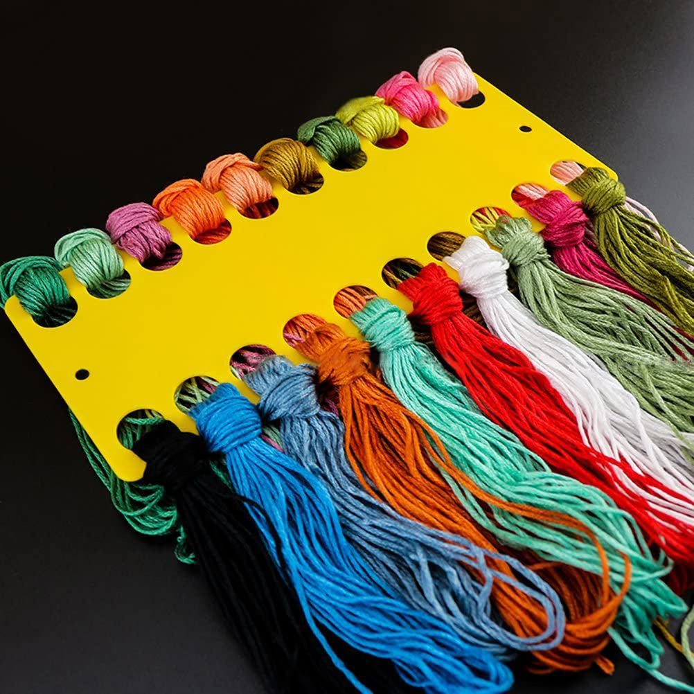 OUNONA 10pcs Embroidery Floss Organizer Cross Stitch Thread Holder  Embroidery Thread Storage Tool 