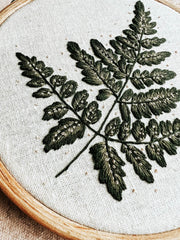 Forest Fern Embroidery Kit By Harvest Goods Co.