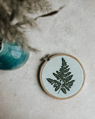 Forest Fern Embroidery Kit By Harvest Goods Co.