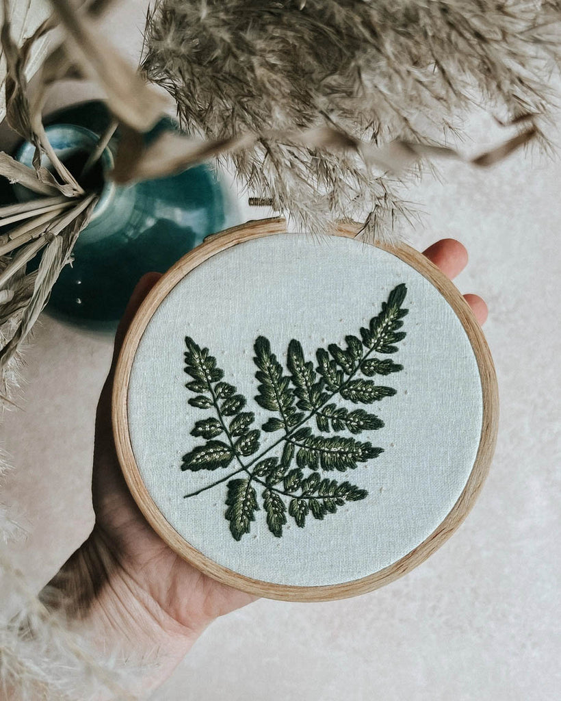 Forest Fern Embroidery Kit By Harvest Goods Co.