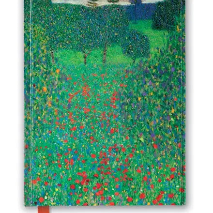 Gustav Klimt Poppy Field Journal