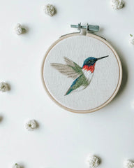 Hummingbird Embroidery Kit By Harvest Goods Co.