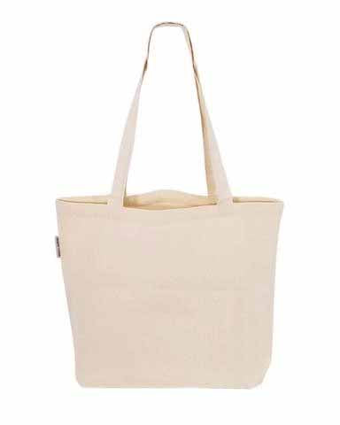 100 % Organic Cotton Canvas Gusset Tote Bags