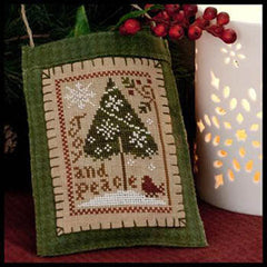 Ornament Joy and Peace - (2011 Ornament) by Little House Needleworks Counted Cross Stitch Pattern