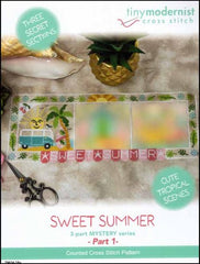 Sweet Summer Mystery Three Part Series Part 1 By The Tiny Modernist Counted Cross Stitch Pattern