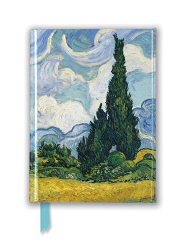 Vincent Van Gogh Wheat Field with Cypresses Pocket Journal