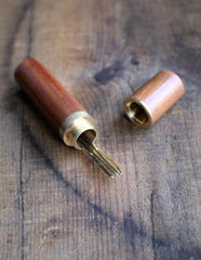 Wooden Sandalwood Needle Case