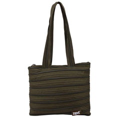 ZIPIT Zipper Small Tote Bag-Olive