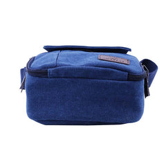 Multifunctional Canvas Sport Crossbody Shoulder from The American Gift Company-Blue