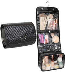 Black Joan & David Woven Roll Hanging Organizer Bag From Magid