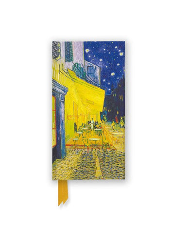 Vincent Van Gogh Café Terrace Slimline Journal