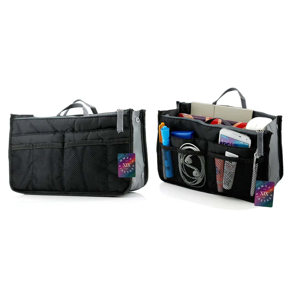 Black Compartmentalized Insert for Medium Tote- Handbag from The American Gift Company