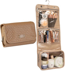 Tan Joan & David Woven Roll Hanging Organizer Bag From Magid