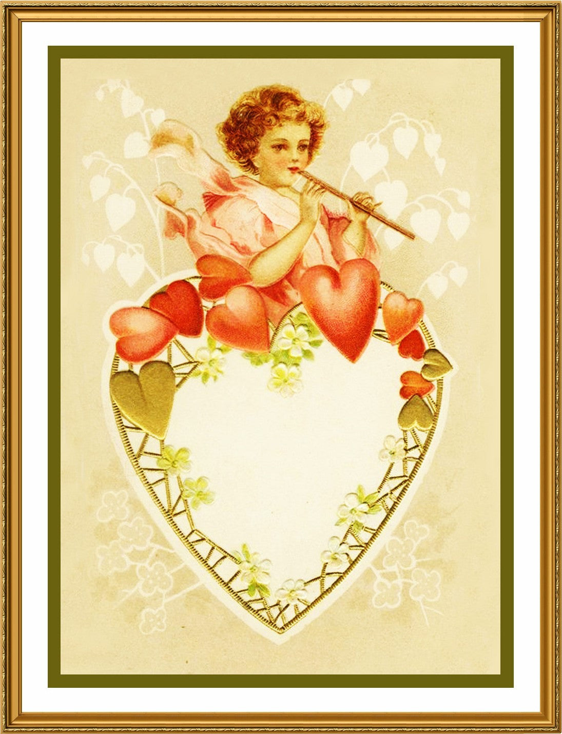 Needlepoint canvas 'Valentine Day Cupid' by Stitch Art