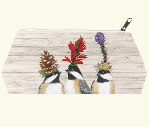 The Chickadee Sisters Canvas Large Organizer Bag by Contemporary Artist Vicki Sawyer from PPD