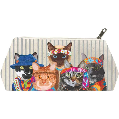 Groovy Cats Canvas Organizer Bag by Contemporary Artist Two Can Art from PPD