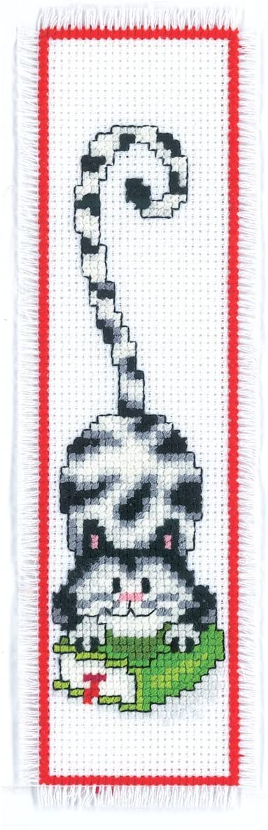 Counted Cross Stitch Bookmark Greetings - Electronic Download